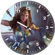 artwonder woman01 wall clock
