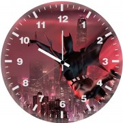 batman beyond jumping in city 8d wall clock