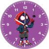 spider kid miles morales art 08 wall clock