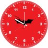 batman logo minimalist gi wall clock