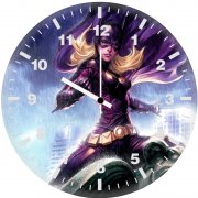 batgirl night patrol 0y wall clock