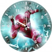 flash artwork for justice league g3 wall clock