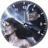 bat man and wonder woman 6c wall clock