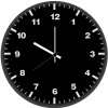 black panther artwork mh wall clock