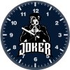 joker mascot minimal fo wall clock