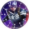 captain america mjolnir hd lw wall clock