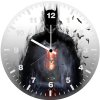 batman dark artwork oi wall clock