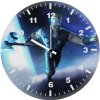 thor odinson digital art a9 wall clock