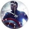 captain america cosplay 1c wall clock
