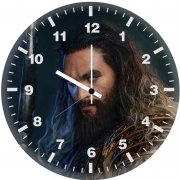 aquaman portrait t2 wall clock