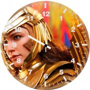 1984 wonder woman armor vp wall clock