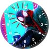 spiderman miles up ue wall clock