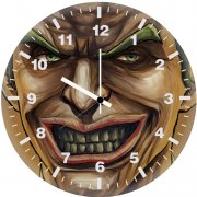 joker bad guy nc wall clock