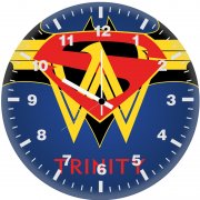 the trinity logo yo wall clock