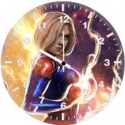 art captain marvel new sg wall clock