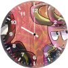 black panther loki marvel icon art l4 wall clock