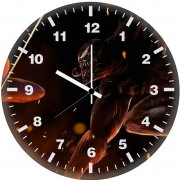 spiderman vs venomart fn wall clock