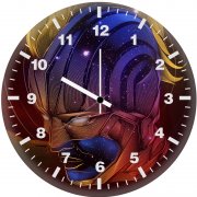 captain marvel unique mi wall clock