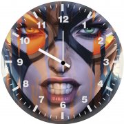 art catwoman v2 wall clock