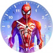 the artistic evolution of spider man bx wall clock