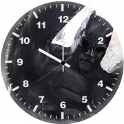 batman justice league concept art k5 wall clock