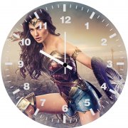 wonder woman gal 4d wall clock