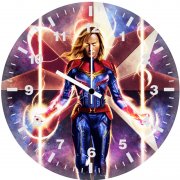 captain marvel unstoppable rise q3 wall clock