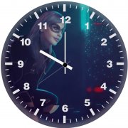 catwoman felicity jones pm wall clock