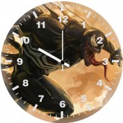 venom artwork 9o wall clock