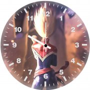 captain marvel v thanos ab wall clock