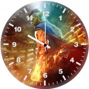 mighty thunder the fantastic thor power unleashed nt wall clock