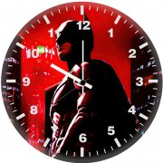 batman red 1o wall clock