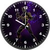 black panther lives wakanda forever minimal 72 wall clock