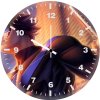 nightwing face up wo wall clock