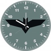 batman justice league logo minimalism sd wall clock
