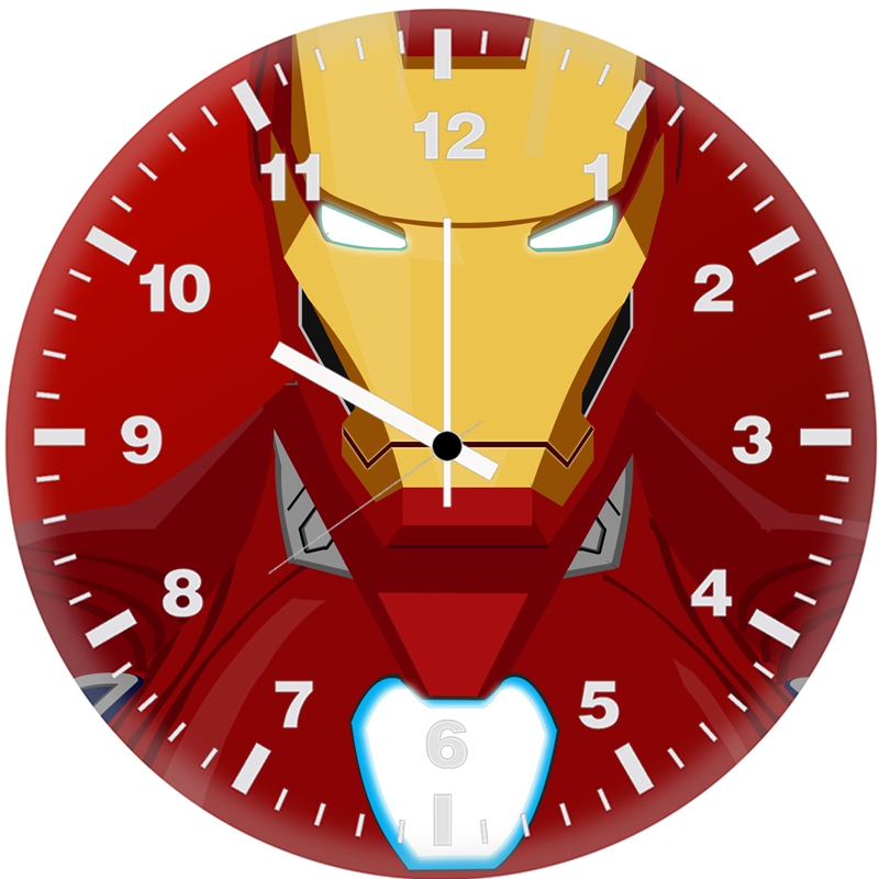 iron man bleeding edge armor art ui wall clock