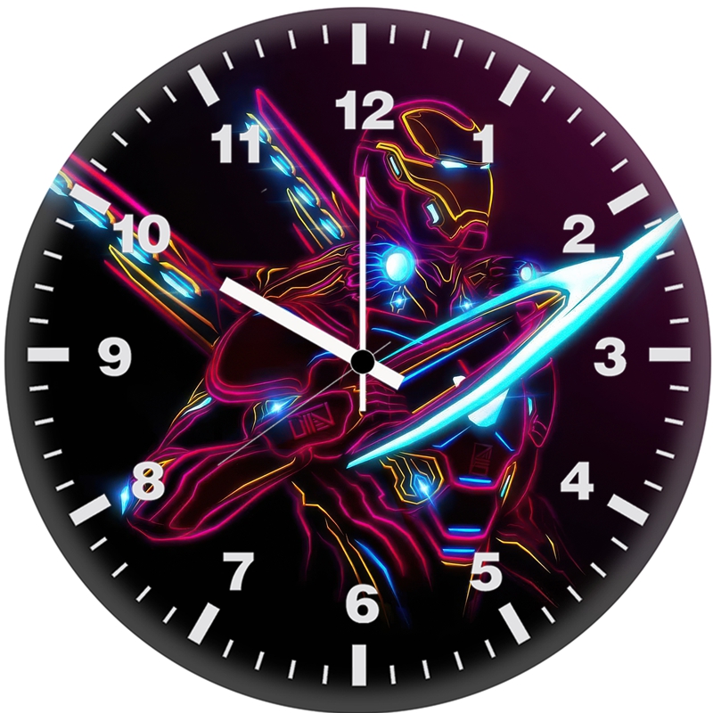 iron man legendary outlaw fc wall clock