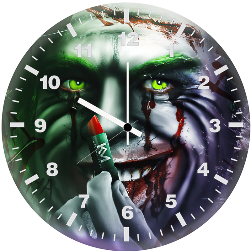 lets put a smile on that face 38 wall clock