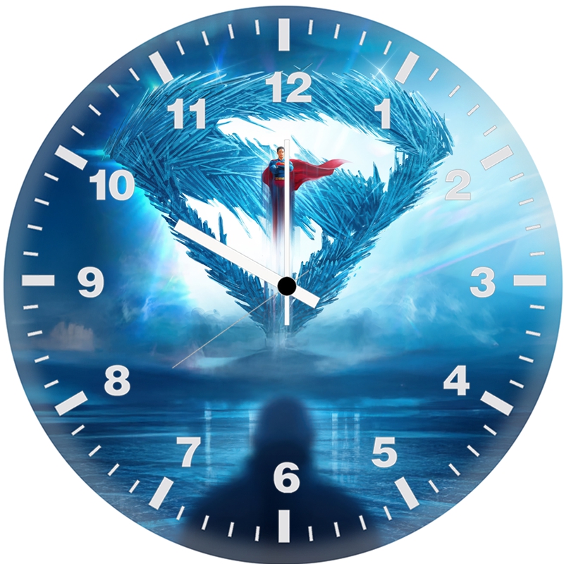 lex luthor fortress of solitude of superman ni wall clock