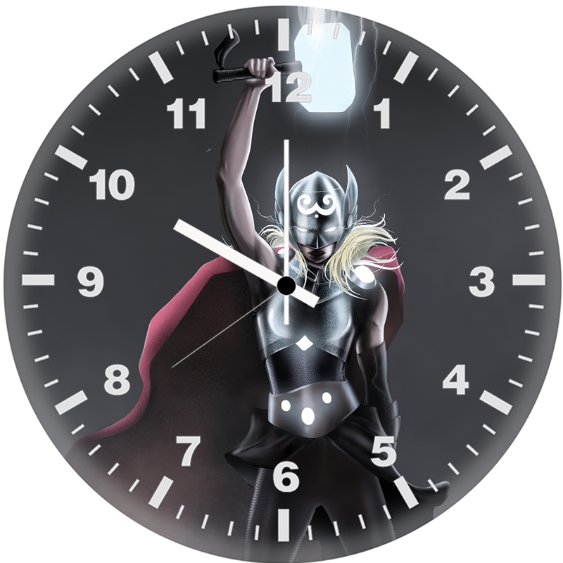 lifting mjolnir jane foster ko wall clock
