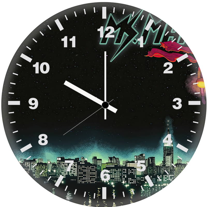ms marvel hr wall clock