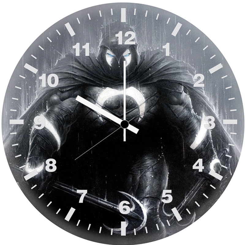 vengeance of moon knight 4p wall clock