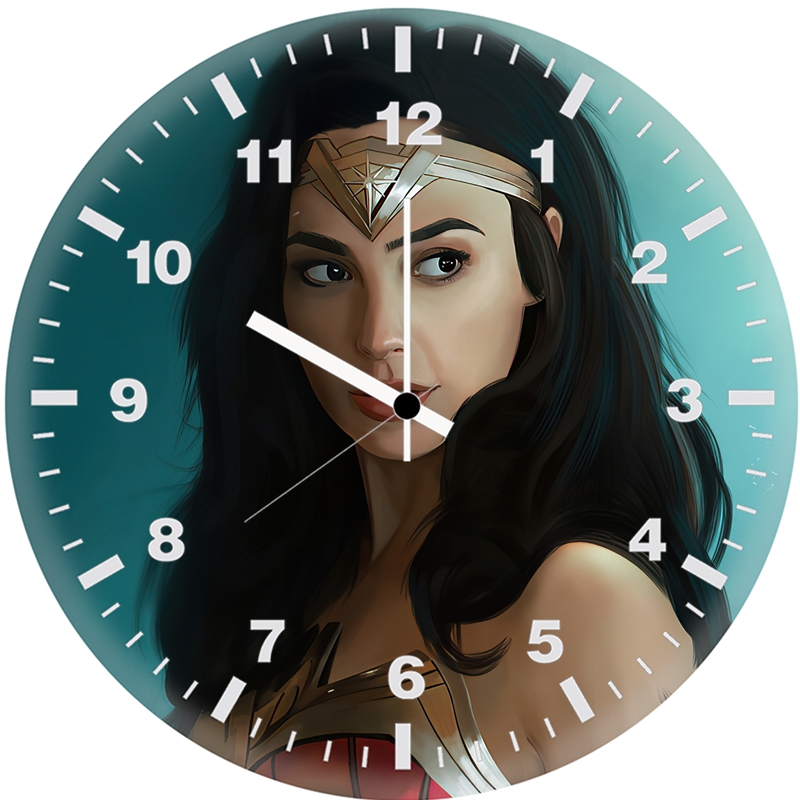 wonder woman gal gadot q5 wall clock
